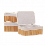 Set de Canastas de Bambú 
