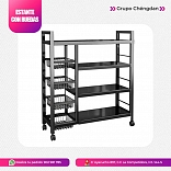 Estante con ruedas de 80kg