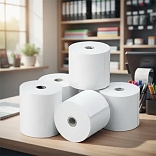 Rollo de papel térmico de 80x80mm