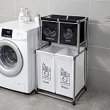 ORGANIZADOR DE LAVANDERIA CON RUEDAS