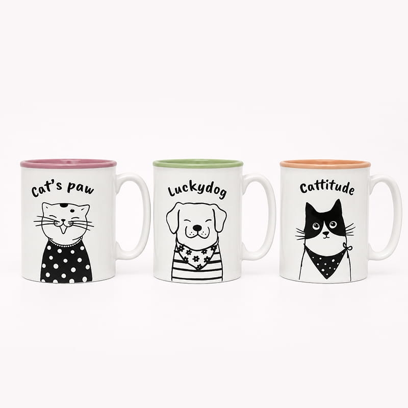 IMPORT JLM S.A.C. - Taza 500ml modelo »Mascotas«