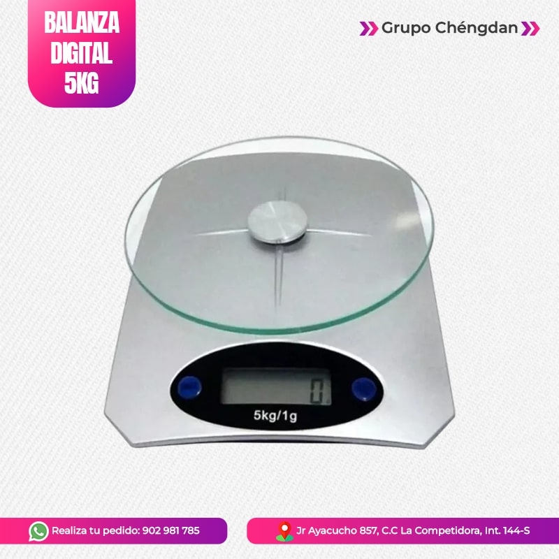 IMPORT JLM S.A.C. - BALANZA DIGITAL DE 5KG