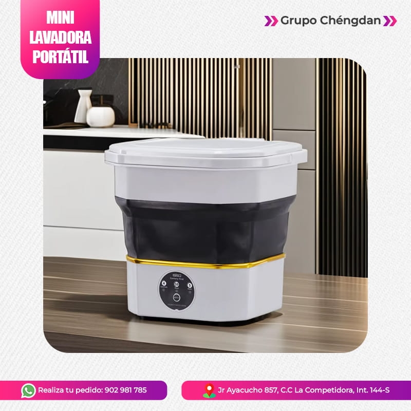 Mini Lavadora Portátil