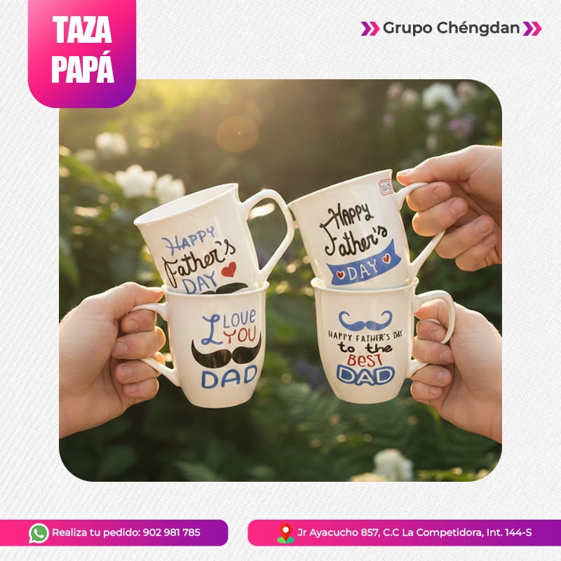 IMPORT JLM S.A.C. - Taza modelo »Papá«