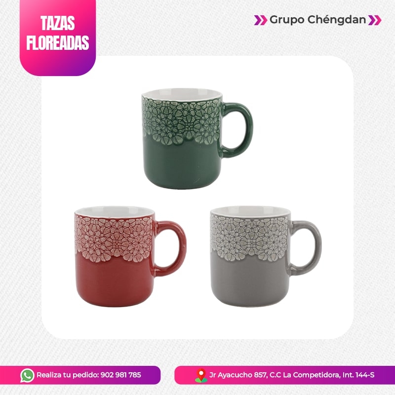 IMPORT JLM S.A.C. - TAZAS FLOREADAS