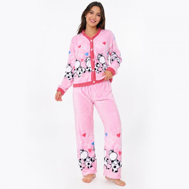Pijama de felpa para mujeres