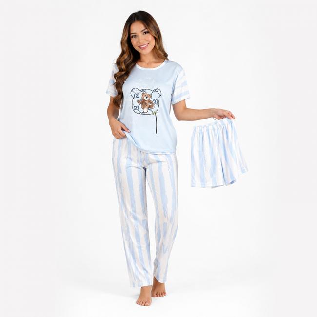 Pijama 3 en 1 para mujeres