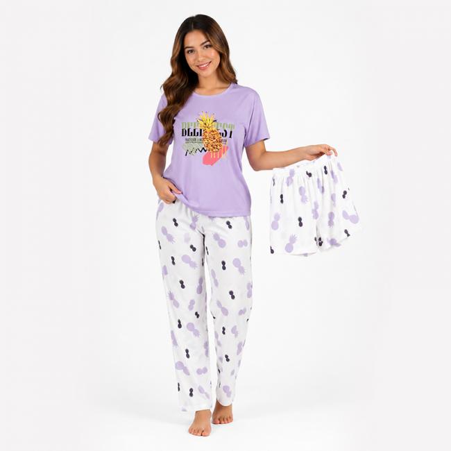 Pijama 3 en 1 para mujeres