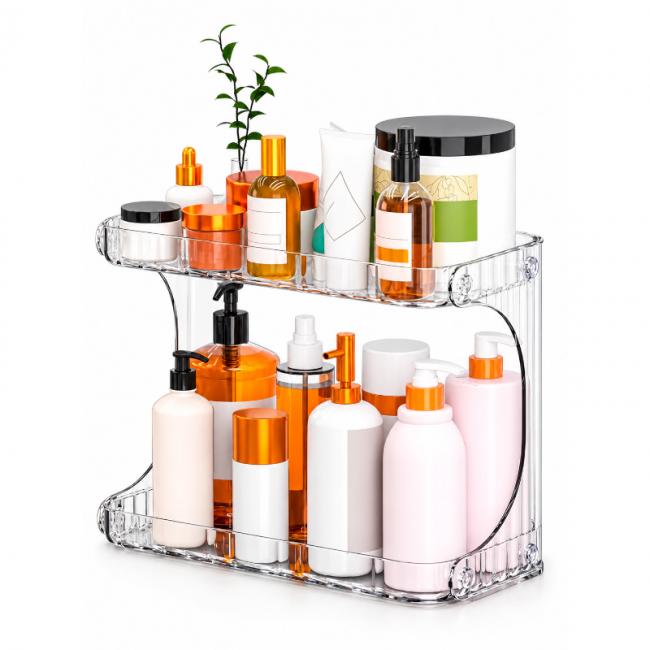 ORGANIZADOR DE COSMÉTICOS 2 NIVELES