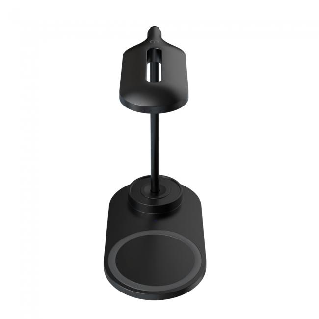 LAMPARA LED TACTIL RECARGABLE CON CARGADOR INALAMBRICO PARA CELULAR 