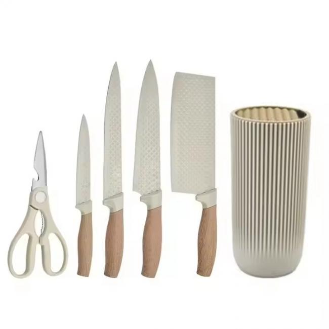 SET DE CUCHILLOS DE 6 PCS
