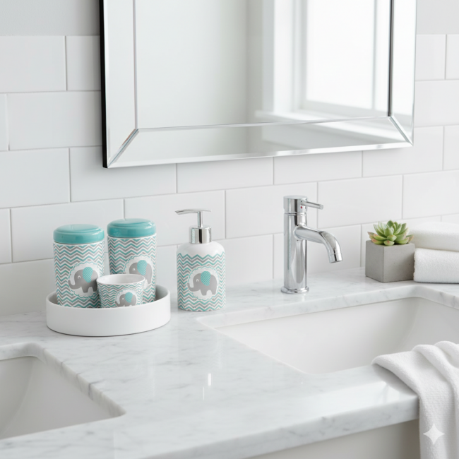 SET DE JABONERA »MODELO ELEFANTITO«