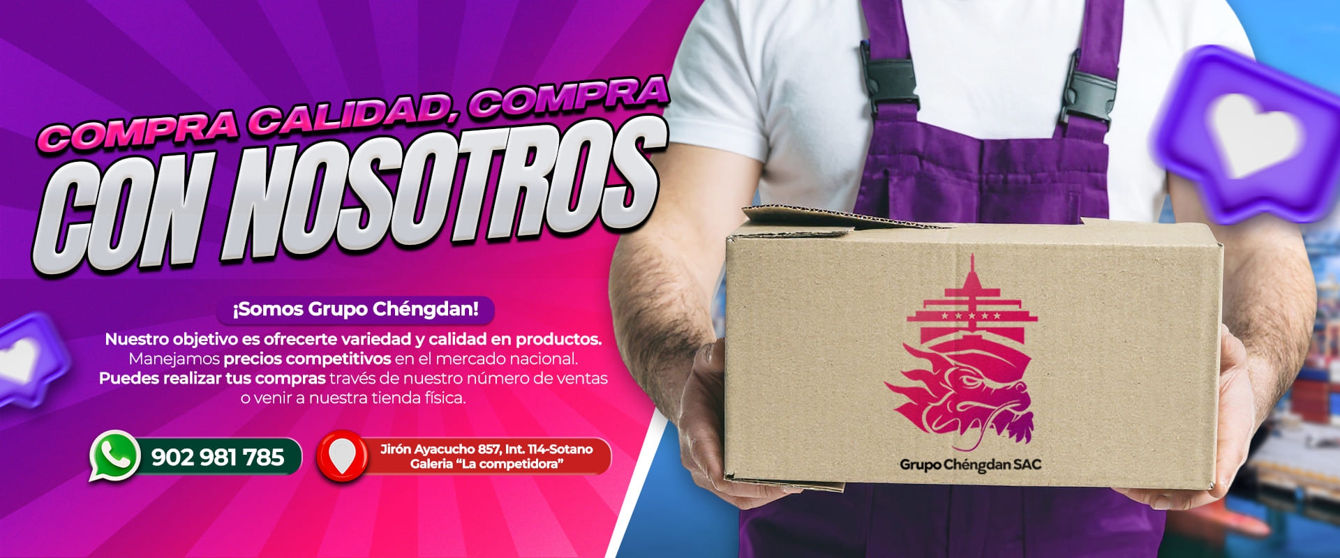 Grupo Chengdan - BANNER 1